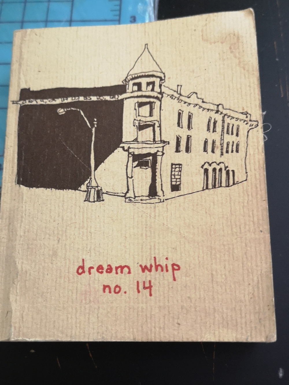 Dream Whip No. 14 Notebook — Illustration Cover in Brown and Red